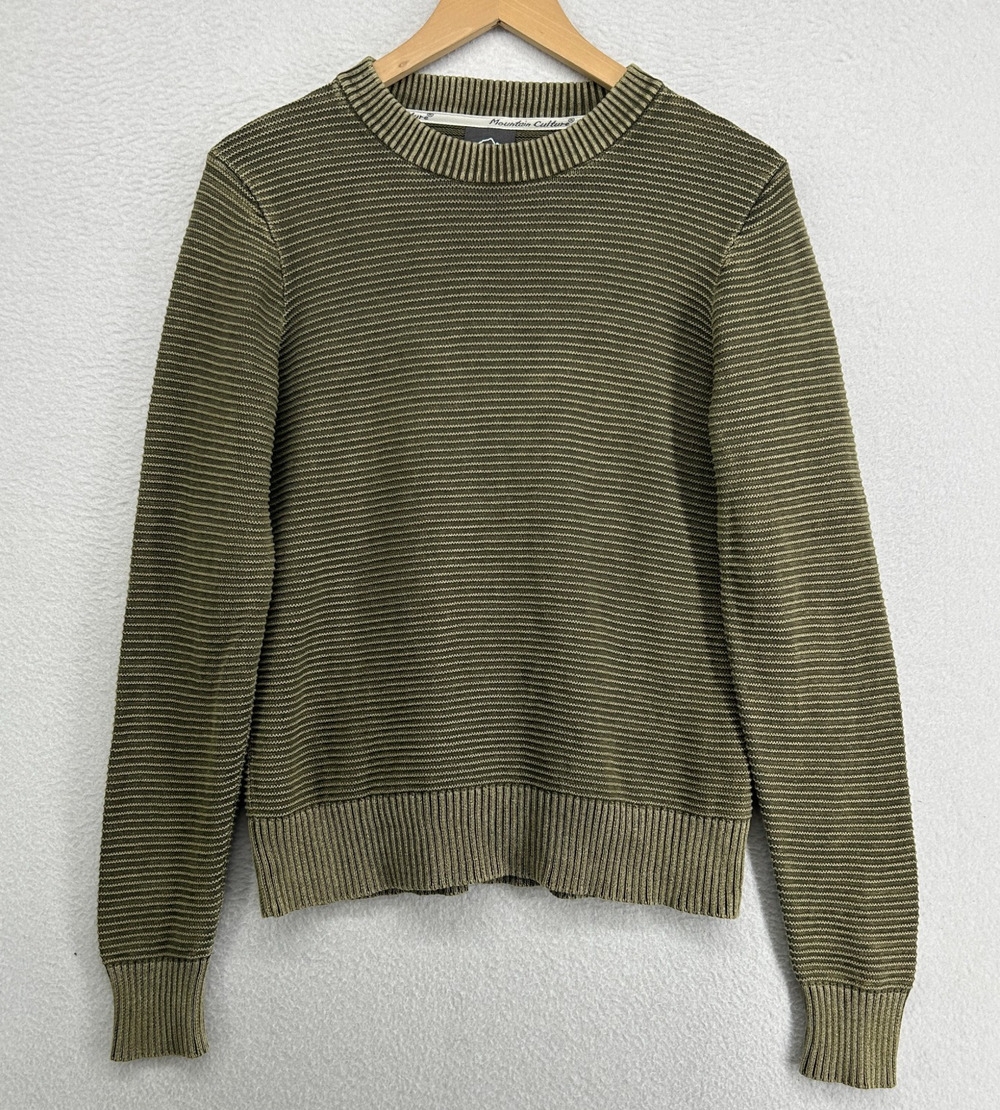 KUHL Sweater Women M Sofie Organic Cotton Ribbed Layering Crewneck Pullover